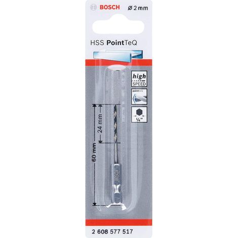 Bosch Accessories 2608577517 - Punta esagonale per trapano Bosch 2608577517-HSS, punta esagonale (1/5)