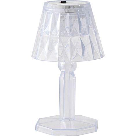 Lampe de table moderne en cristal, lampe de table glamour à paillettes diamant, lampe de bureau décorative pour chambre, salon, bureau, pile incluse (1/5)