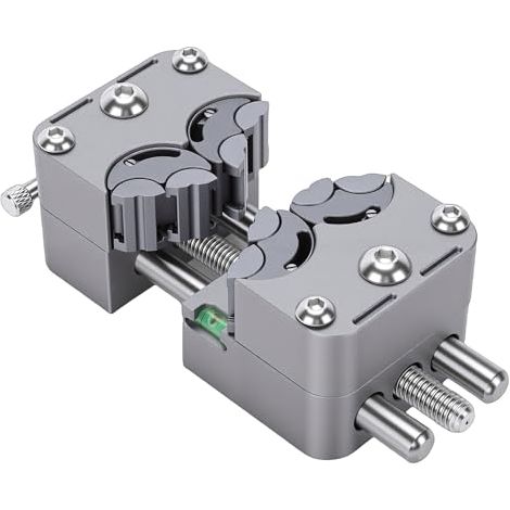 Étau Fractal, Mini étau D'établi en Acier Inoxydable 304 avec Base en Silicone Antidérapante et Conception Multi-mâchoires, pour L'artisanat, la Réparation électronique Mandrin en acier (1/5)