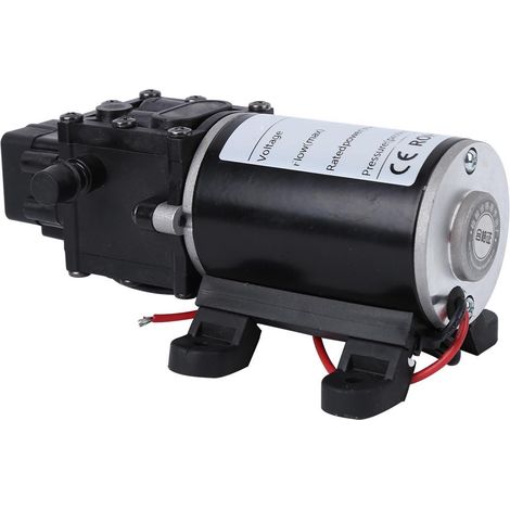 Intelligente Membranpumpe, Hochdruck, 12 V DC, 120 W, 7 l/min, 10 mm Wasserauslass rechts, 18-V-Motor (1/5)