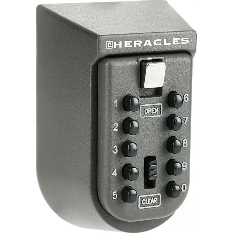 Coffre à clés HERABOX à combinaison à fixer mini - HERACLES - PCA-HERABOX-S (1/2)