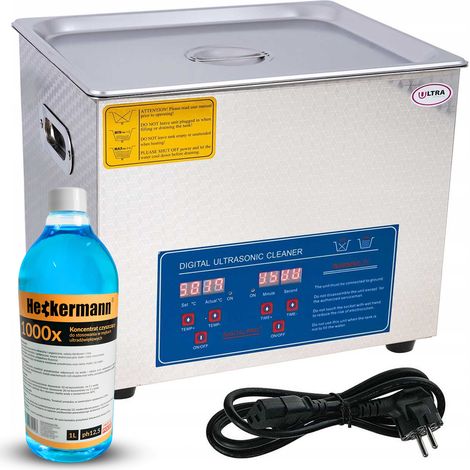 Pulitore a ultrasuoni JP-060S 15L + 1l di liquido (1/5)