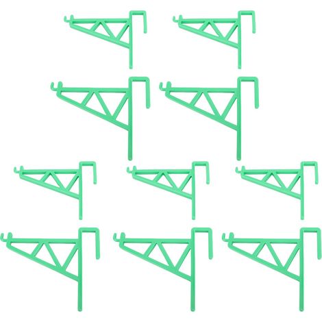 10 supports apicoles en plastique, étagères pour cadres de ruche, outils et fournitures apicoles (verts) (1/5)