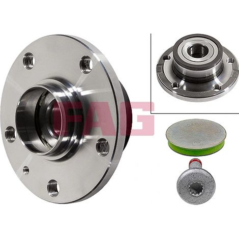 Kit de roulements de roue FAG 713 6109 60 AUDI 1K0501611 1K0501611E 1K0501611G