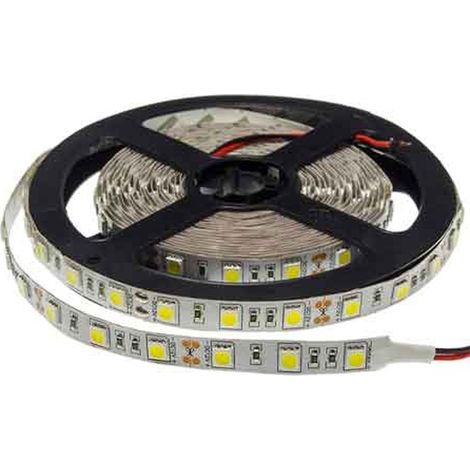 STRISCE LED '5050' 12V - IP20 - 4000k - Rotolo 5 metri