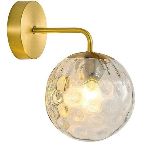 E27 LED-Wandleuchte mit Glasschirm, modernes Design für Wohnzimmer, Schlafzimmer, Restaurant - Crezuo