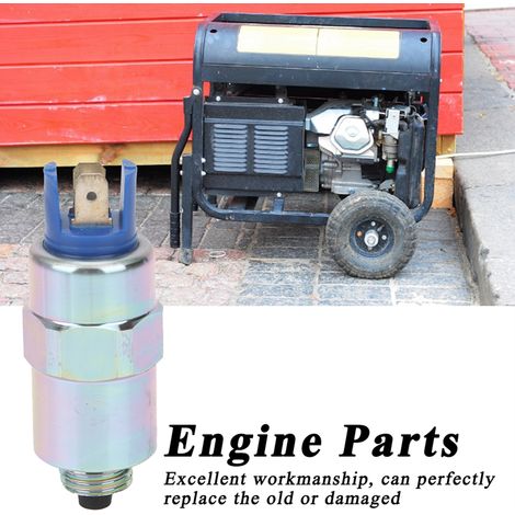 26420472 Interrupteur d'arrêt, vanne de coupure de carburant, pièces pour groupe électrogène diesel 12 V (1/5)