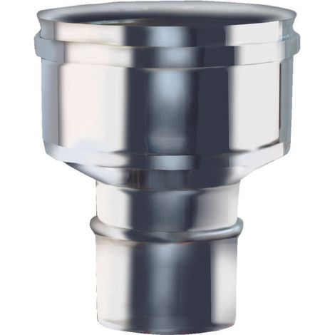 Kesseladapter mf - Luft/inox/inox l 200 mm Kesselanschluss 160 d100/120