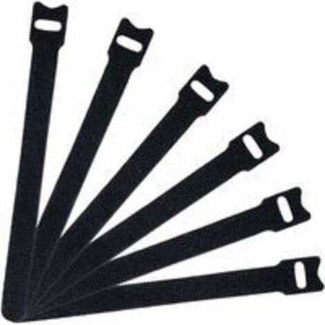 Attache Cable,Sangles Sangles Câble, Réutilisables Serre Cable, Organisateur Rangement Cable, pour Attacher Les Câbles, Gaines, Fils PC, Fils Électriques etc(Noir，50 Pcs）