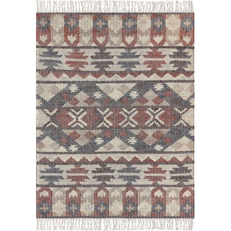 Rug KALFA Multicolour 140 x 200 cm Jute (1/5)