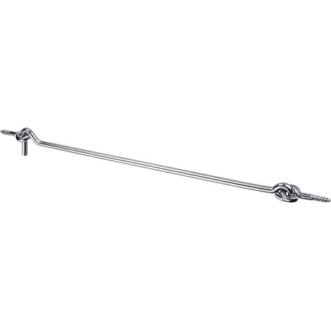 Gancio con occhiolo Ø 5,8 x 300 mm. - zincato giallo - 1 pz.