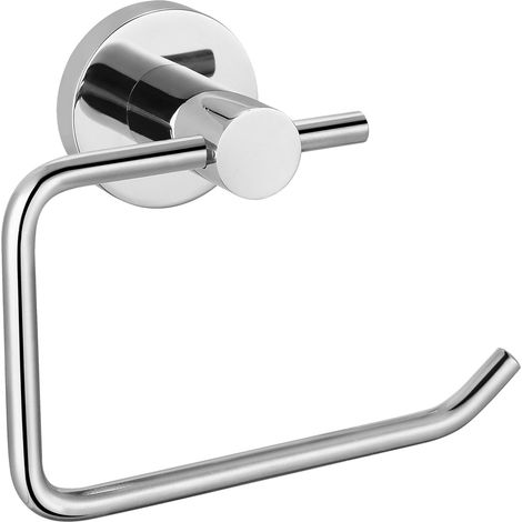 Porte-Papier Toilette Haut de Gamme en Acier Inoxydable 304 (Chromée)  Porte-Essuie-Tout Distributeur de Papier Toilette Mural Antirouille Pour Salle de Bain et Cuisine (1/5)