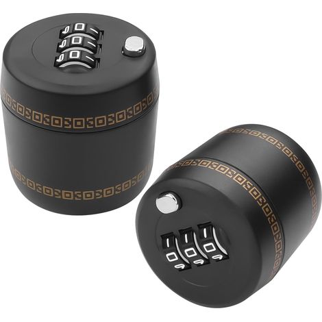 2 x Red Wine Bottle Combination Padlock with Password