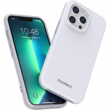 Coque antichoc Choetech MFM pour iPhone 13 Pro Max blanche (PC0114-MFM-WH) (1/5)