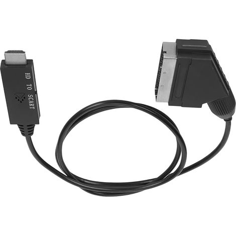 pour Câble HDMI vers Péritel, Câble Convertisseur Audio Vidéo, pour Prise en Charge du Convertisseur HDMI vers Péritel HD Câble Adaptateur PAL NTSC pour TV VHS VCR DVD (1/5)