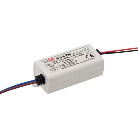 Mean Well DRIVER DE LED À COURANT CONSTANT - 1 SORTIE - 700 mA - 7.7 W (1/2)