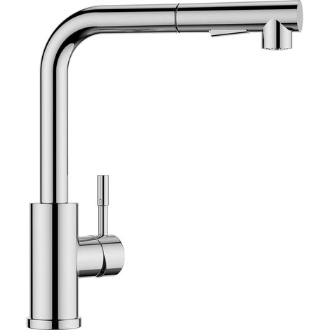Robinet Cuisine Douchette avec Modes de Pulvérisation Mitigeur Extractible Rotatif à Froid & Chaud Disponible 2 360° (1/4)