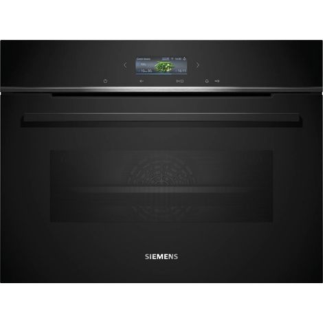 horno empotrable 47l 60cm a+ pirólisis negro - CB774G1B1 - Siemens - (1/5)