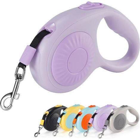 360° einziehbarer Hundesicherheitsgurt, Rücklaufsperre, Einhandbremse, Bremsverriegelung (1/5)