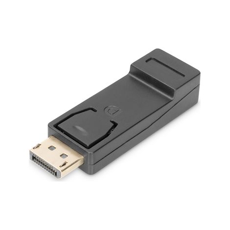 Digitus  Hembra  HDMI tipo A de 19 pines  Macho  DisplayPort de 20 pines  Negro (1/5)
