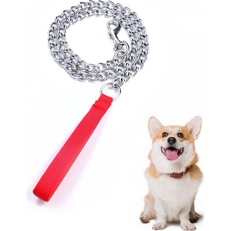 Laisse en chaîne pour chien de 120cm (1/5)