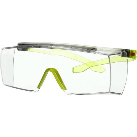 3M SF3701SGAF-GRN Surlunettes avec protection anti-buée citron-vert EN 166, EN 170, EN 172 DIN 166, DIN 170, DIN 172