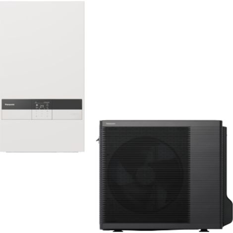 Ensemble pompe à chaleur air / eau bi-bloc HP 9 kW monophasée Génération K - PANASONIC (1/4)