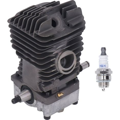 Sjlerst – Ensemble cylindre-piston vilebrequin 49mm – Compatible tronçonneuses STIHL 029 039 MS290 MS310 MS390 – Acier et fer durable (1/5)