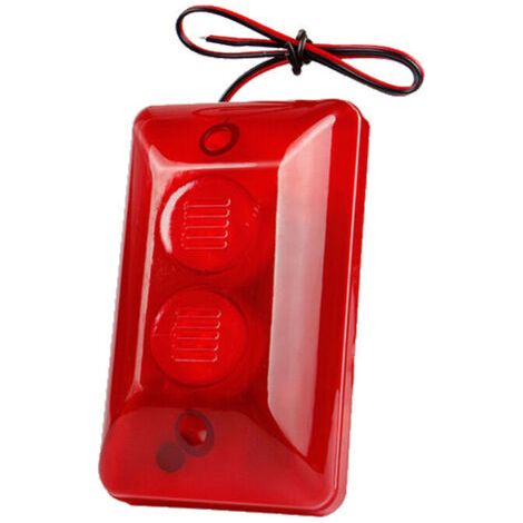 BUNTHAUS PA 12V Wired Strobe Alarm Sirene Sound Sirene Licht Blinkt Notfall Warnung Alarm Licht Sicherheit Alarm System (1/4)