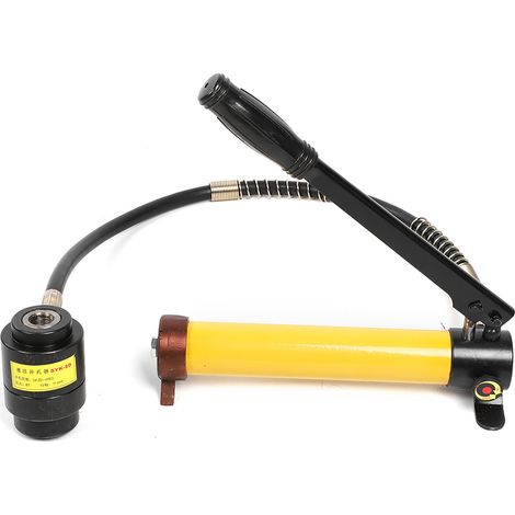 Kit de poinçonnage hydraulique SYK-8B pour trous de 22 à 60 mm en acier inoxydable, avec 6 matrices. (1/5)