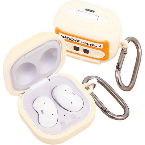 Étuis de protection mignons à l'aspect ruban adhésif pour écouteurs Buds Live/Pro (1/4)