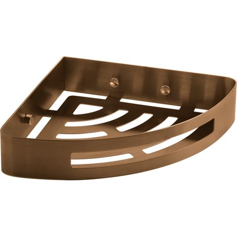 GEDY 24798200000 NERVA Porta objetos de ducha angular oro rosa - ref: 24798200000 (1/2)