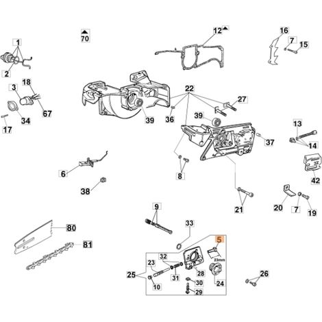 Tubo motosega modelli 956 GS630 ORIGINALE OLEOMAC 50010163R 50010163
