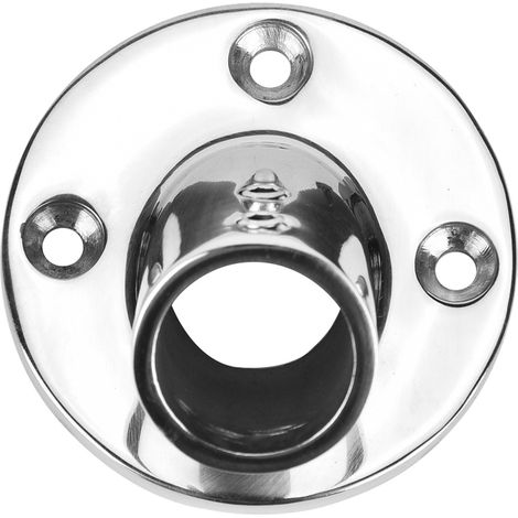 60 Grad Rundsockel Edelstahl Marineboot Handlauf Befestigungsmaterial Zubehör (22mm) (1/5)