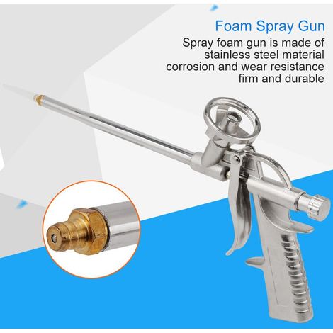 Pistolet à Mousse Professionnel Pistolet de Pulvérisation Expansible en Mousse Outil d'Application d'Isolant d'Unité Centrale de Distribution de Mastic, (1/5)