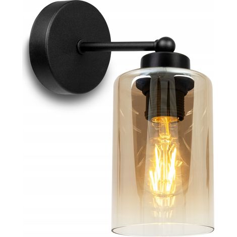 EINZIGARTIGE KNKIET-LAMPE, ELEGANTER GLASSCHIRM