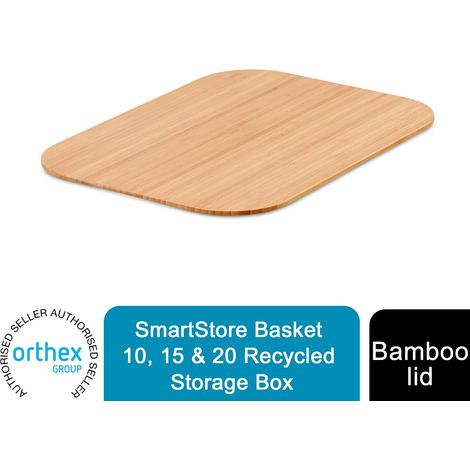 SmartStore Basket Bamboo Lid For Basket 10, 15 & 20 Recycled Storage Box