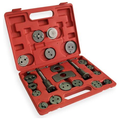 Kit Coffret de repousse-piston de frein 21 pièces - 330 x 260 x 55 mm - Grande compatibilité - Outil pour repousser l'Étrier de frein Auto Voiture Garage (1/5)