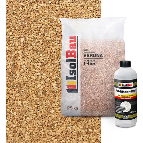 Ensemble de tapis en pierre IsolBau Steinteppich Verona 1/4 mm 25 kg (1/5)