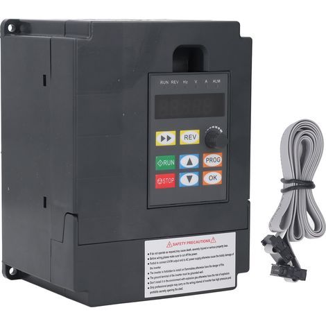 Onduleur monophasé à 3 phases, entrée 1PH AC220V, sortie 3PH AC0-220V, entraînement à fréquence Variable 1,5 kw pour ventilateur de pompe à moteur (1/5)
