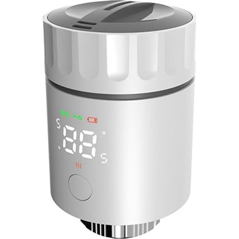 Thermostat Intelligent WiFi Tuya TRV, Actionneur de Vanne Thermostatique de Radiateur - Contrôle Intelligent de la Température pour Connectée. (1/5)