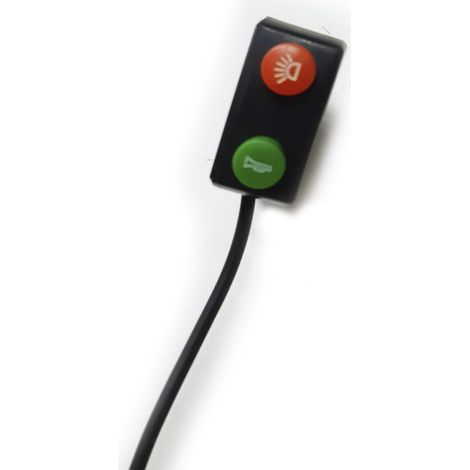 Botonera de luz para patinete bicicleta o quad eléctrico (3 cables) (1/2)
