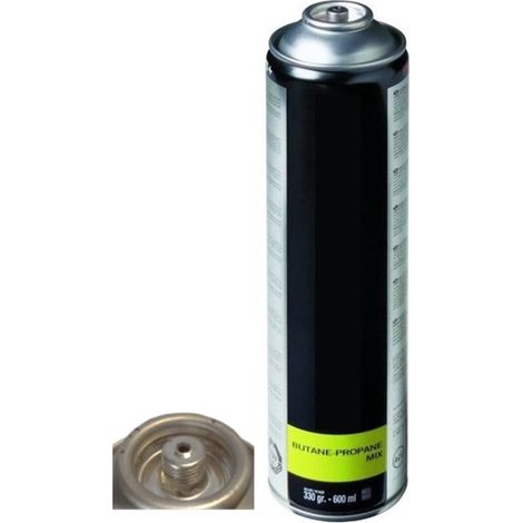 Cartuccia Butano-Propano 210gr(400ml)attacco 7/16" usa e getta (1/2)