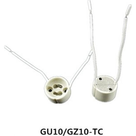 GU10 Keramik-Lampenfassung mit Kabel, Verdrahtungsadapter, hochtemperaturbeständig, alterungsbeständig, CE-Kennzeichnung. (1/4)