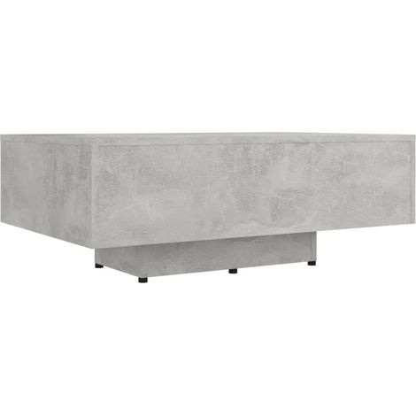 Maison Exclusive - Tavolino Salotto Grigio Cemento 85x55x31 cm Legno Multistrato