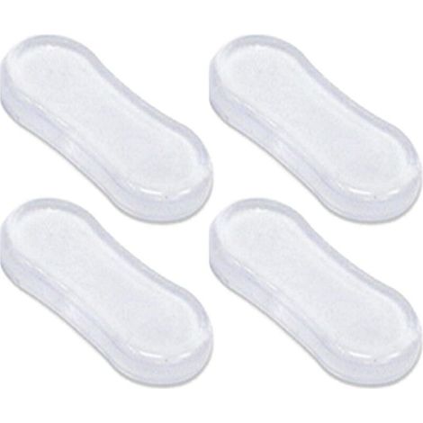 Tampons Abattant WC,Patins Pour Abattant De Toilette,Pare-chocs Siège Toilette Universels,Silencieux évitement De Collision Tampon Abattant WC Avec Adhésif Puissant Remplacement Coussinets Protection (1/5)