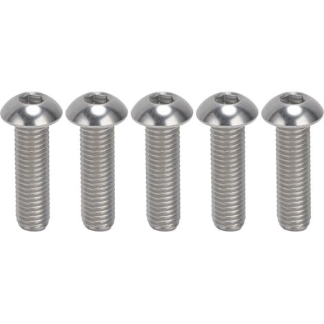 Jeu de 30 vis à tête fraisée hexagonales en acier inoxydable A2, filetage grossier M10x1,5, M10x35 (1/5)