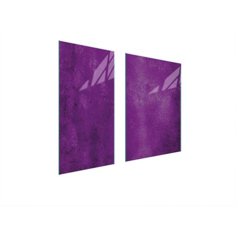 PANNELLO PROTETTIVO IN VETRO 75x52 VIOLA (1/5)