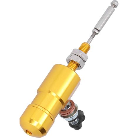 Système de maître-cylindre et de tige de pompe de transfert efficace pour embrayage hydraulique universel pour moto M10x1,25 mm, couleur or (1/5)