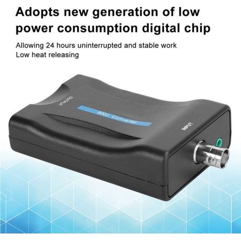 Convertisseur BNC Vers HDMI - Adaptateur Vidéo Surveillance 1080P 720P - Compatible Caméras Analogiques PAL NTSC SECAM - Alimentation 5V - 1 Pièce (1/5)